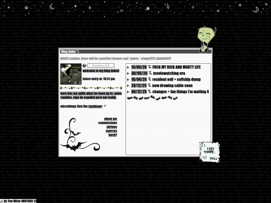blog screenshot