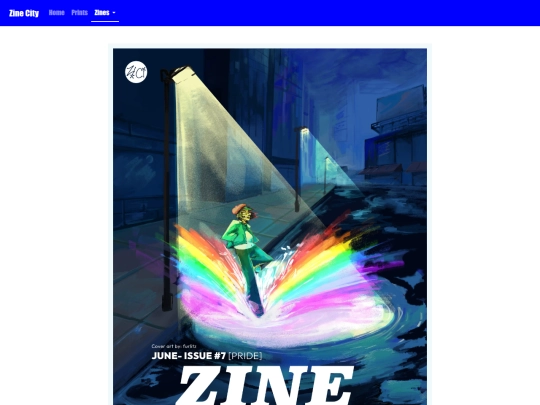 ZineCity-Pride-2025 screenshot