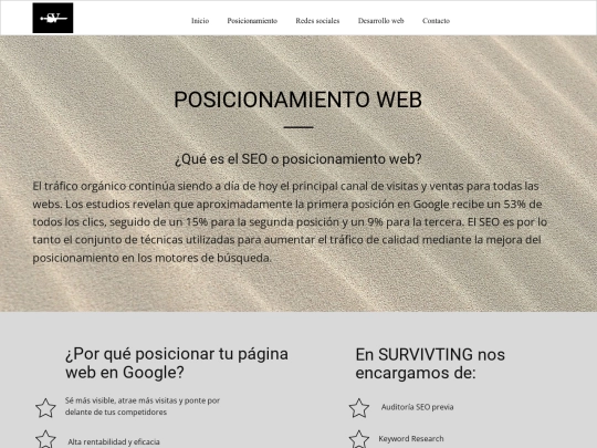 Posicionamiento screenshot