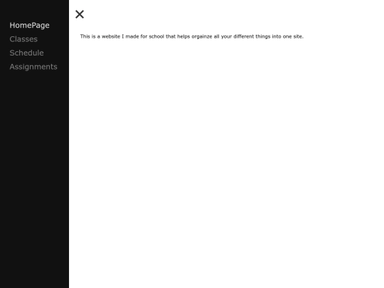 HomePage screenshot