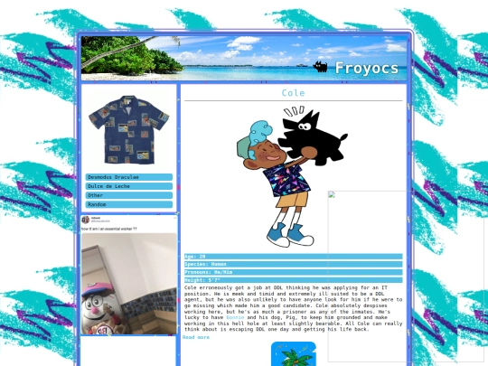 cole_profile screenshot