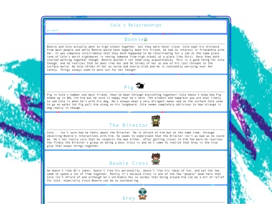 cole_relationships screenshot