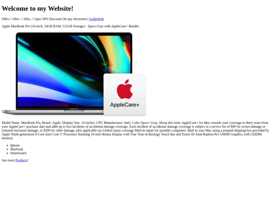 index screenshot