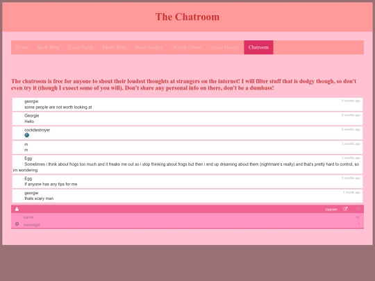 chatroom screenshot