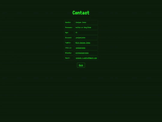 contact screenshot
