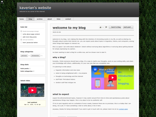 blog/welcome-to-my-blog screenshot