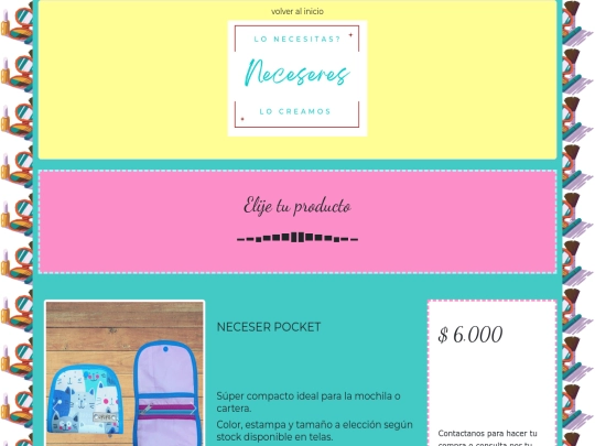 inicio/neceseres screenshot