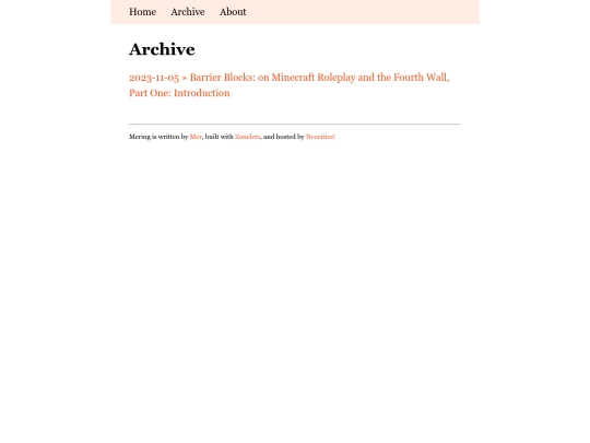 archive screenshot