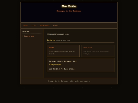 page-template screenshot