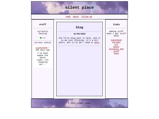 blog screenshot