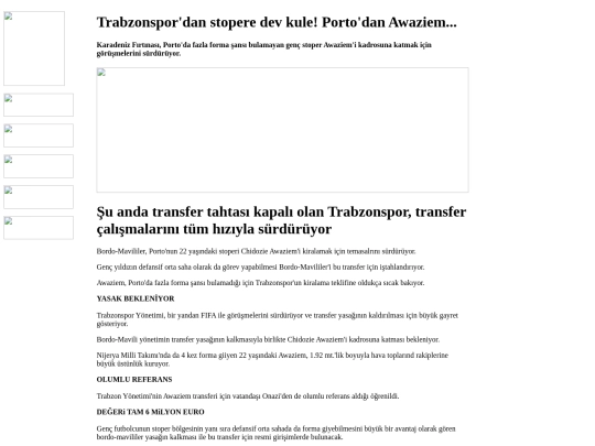 trabzonspor screenshot
