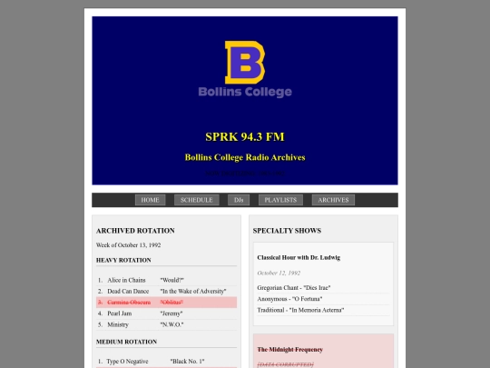 playlist screenshot