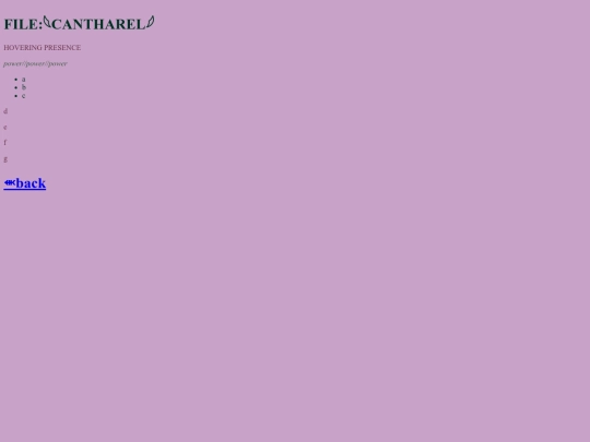cantharel screenshot