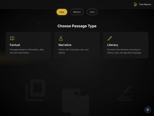 English /Passage /Passage screenshot