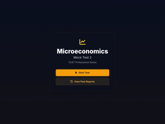 Micro Economics /1) Introduction /Mock Test 2 screenshot