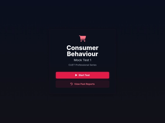 Micro Economics /2) Theory of Consumer Behaviour /Mock - 1 screenshot