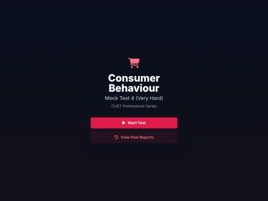 Micro Economics /2) Theory of Consumer Behaviour /Mock - 4 screenshot