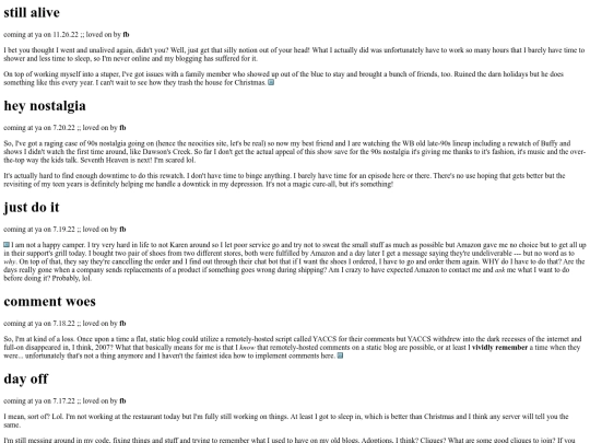 blog screenshot