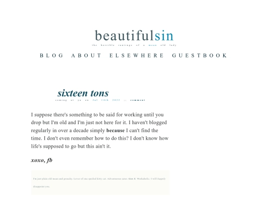 sixteen-tons screenshot