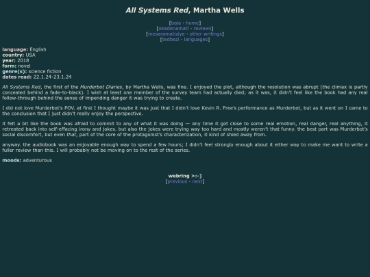 reviews/all-systems-red screenshot