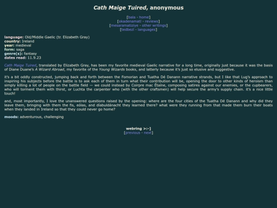 reviews/cath-maige-tuired screenshot