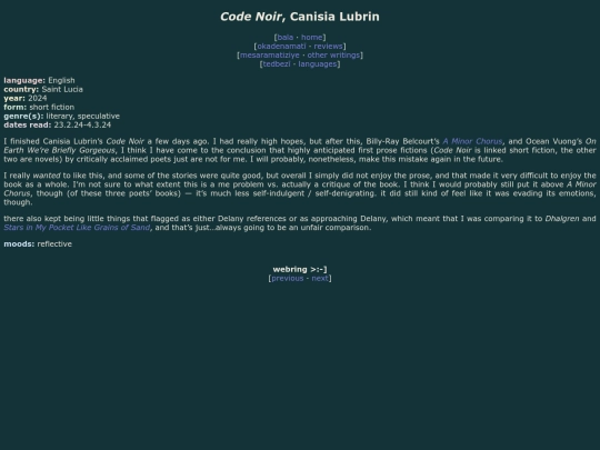 reviews/code-noir screenshot
