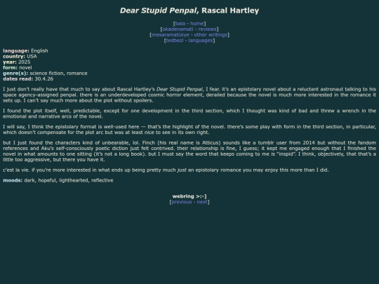 reviews/dear-stupid-penpal screenshot