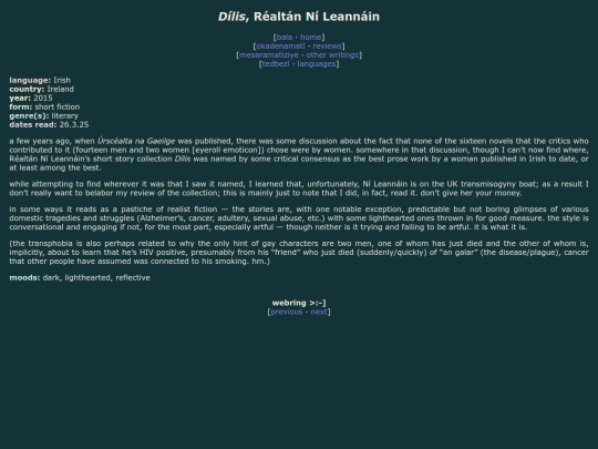 reviews/dilis screenshot