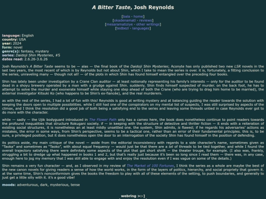 reviews/dsm-a-bitter-taste screenshot