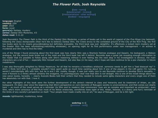 reviews/dsm-the-flower-path screenshot