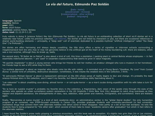 reviews/la-via-del-futuro screenshot