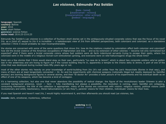 reviews/las-visiones screenshot