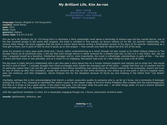 reviews/my-brilliant-life screenshot