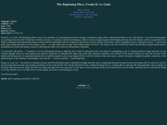 reviews/the-beginning-place screenshot