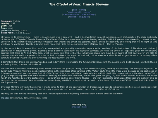 reviews/the-citadel-of-fear screenshot