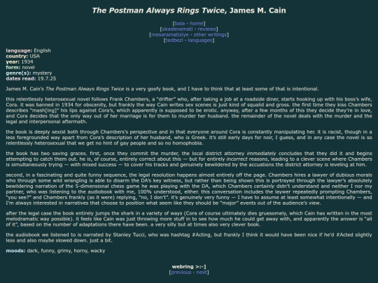 reviews/the-postman-always-rings-twice screenshot