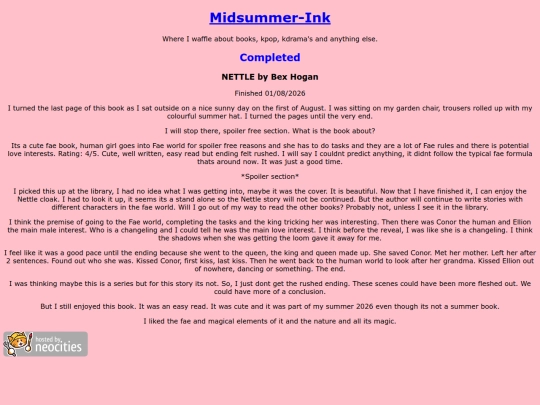 Bookreviews screenshot