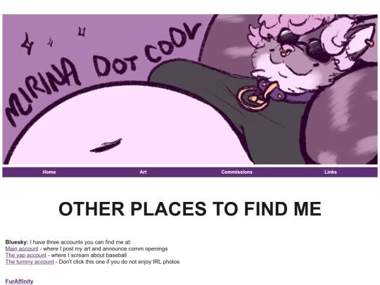 links screenshot