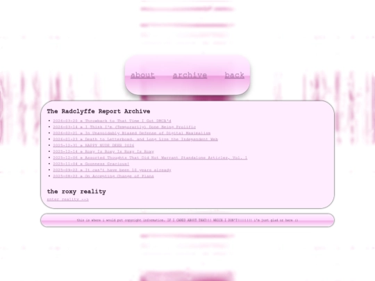 blog-archive screenshot