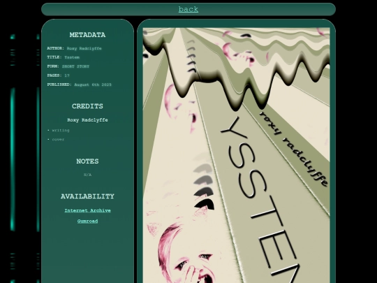 novels/ysstem screenshot