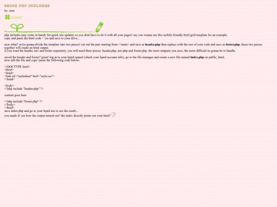 tutorial/include screenshot