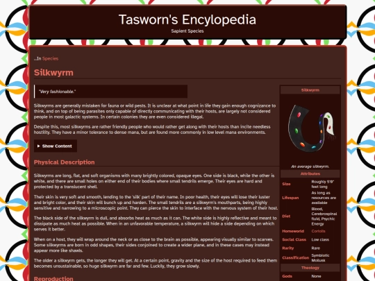 species/silkwyrm screenshot