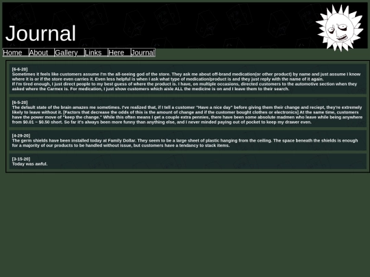 Journal screenshot