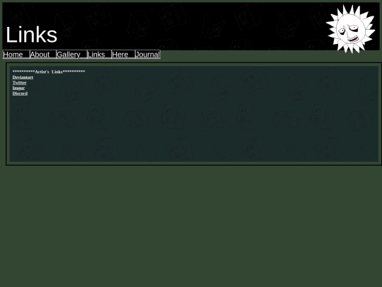 Links screenshot