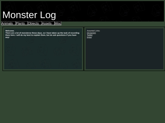 Log screenshot