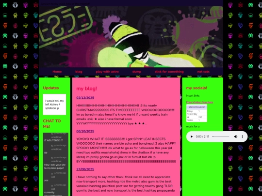 blog screenshot