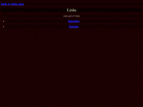 Links screenshot