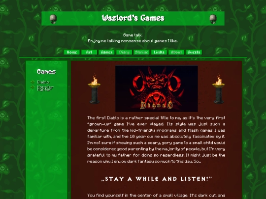 games screenshot