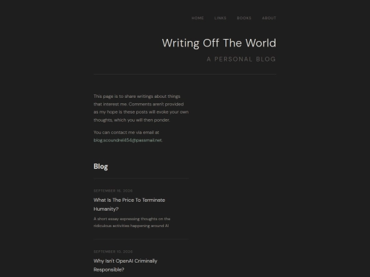 musings/blog screenshot