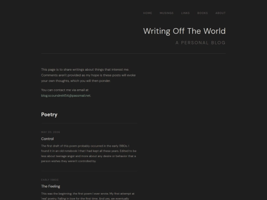 musings/poetry screenshot